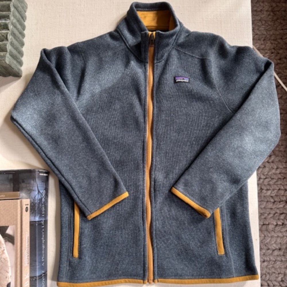 Patagonia Better Sweater Full Zip Boy's Size XL (14) Grey